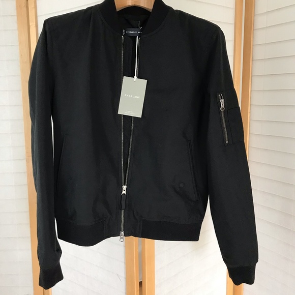 Everlane Other - Everlane Uniform black bomber jacket NWT Size XS